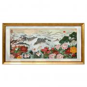 錦繡中華掐絲琺瑯畫張同祿大師作品
