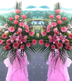 一對開業(yè)花籃(編號:62721)