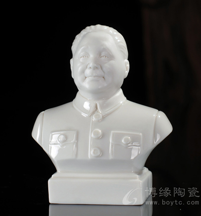 邓小平 德化白瓷伟人领袖人物雕塑家居办公书房工艺品摆件