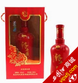 銀西鳳紅瓶(福祿壽喜)