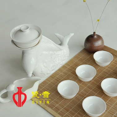 9頭高檔創意茶具魚形