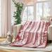 罗莱家纺空调毯室内专用毯木兰花语双层云毯Q1093