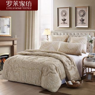 【前10名下單即贈598元羅萊對枕,頂級羊毛被,北方御寒神器】羅萊家紡秋冬加厚保暖被子被芯羊毛被子被芯W暖絨羊毛被Ⅱ★