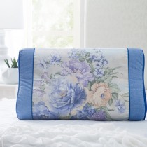 [博洋家紡]仲夏花語冰絲定型枕(藍)