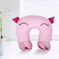[博洋家纺]粉色小猪可爱U型枕
