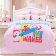 [博洋寶貝]印花床單三件套-滑板車