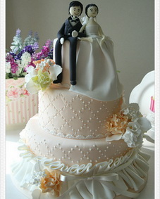 浪漫韩国系列婚礼蛋糕