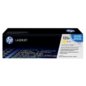 惠普HP125A黃色原裝LASERJET硒鼓CB542A