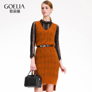 歌莉娅女装2016年秋季新品两件套连衣裙169R5K210
