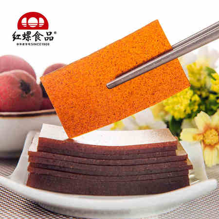 山楂片果丹皮純山楂紅果紅螺食品零食小吃500克