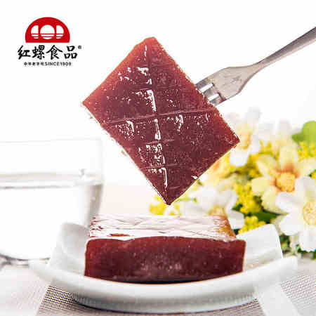 紅螺烤山楂糕500g山楂休閑零食北京特產酸甜可口山楂美食
