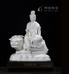 文殊菩萨德化白瓷传统佛像人物雕塑家居佛堂供奉摆件