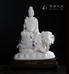 普贤菩萨德化白瓷传统佛像动物人物雕塑家居佛堂供奉摆件