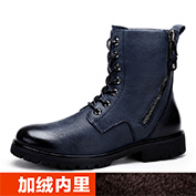 Camel駱駝男靴冬季新品時尚青春潮流韓版加絨保暖馬丁靴A642002504