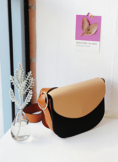 HalfmoonColorblockBag