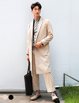 SetUpLongCoat&WidePants