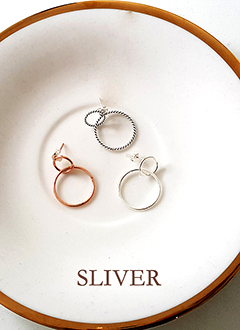 CircleSliverEarring