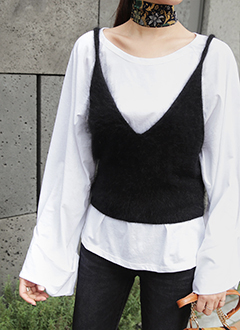 CroppedKnitBustier