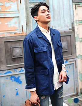 FourPocketSleevesColoringJacket