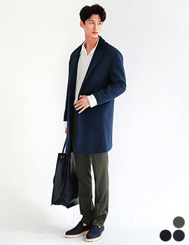 TwoButtonLooseFitCoat
