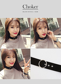 RingWideSuedeChoker