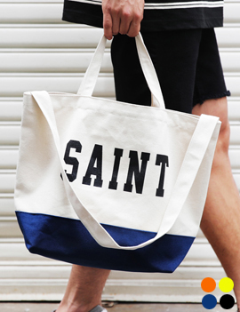 ContrastBottomLogoToteBag