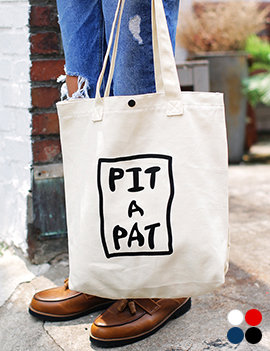 Pit A Pat Cotton Tote Bag