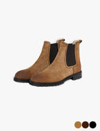 CowLeatherHandmadeChelseaBoots