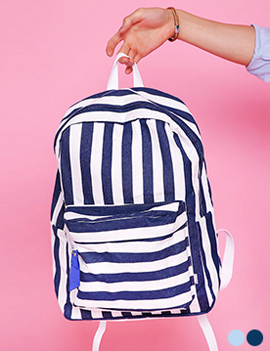 CottonStripedBackPack