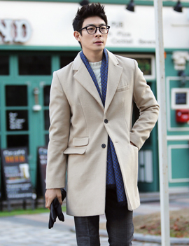 TwoButtonCashmereSingleCOAT