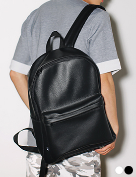 LeatherSquareBackPack