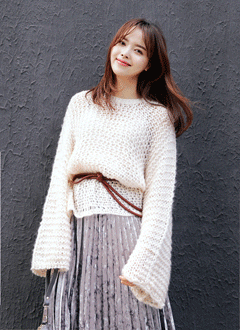 MeshLooseFitSweater