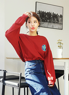 SleeveShirringSweatshirt