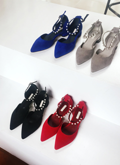 Faux-PearlAnkleStrapPointyFlats