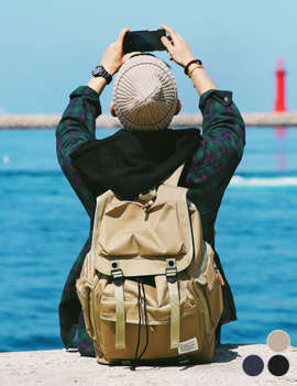 CasualButtonSimpleBackpack