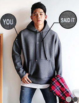 SaidItPrintLayredHooded