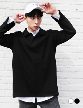 Long-SleevesPointCollarTee