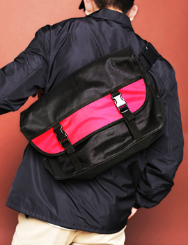 ColorblockMessengerBag