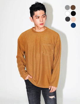 BasicCottonBoxyFitPocketTee