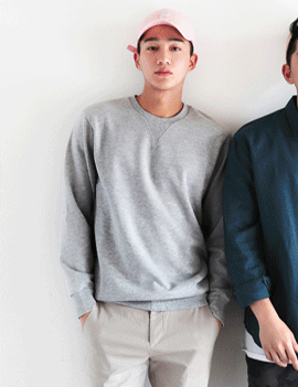 BasicRibbedHemSweatshirtLl