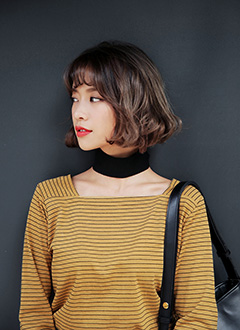 SquareNeckStripedTee