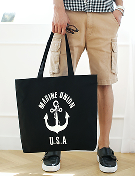 MarinePrintCottonEcoBag