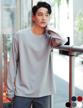 PolyesterBoxyFItLong-SleevesTee