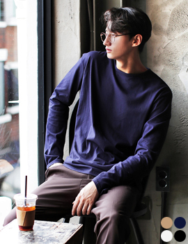 SimpleCottonLong-SleevesTee