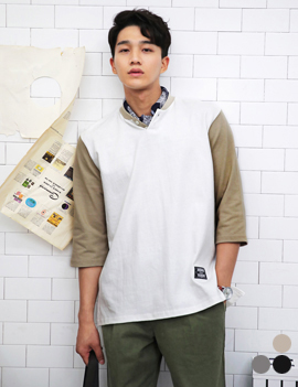 ColorblockHenlyNeckTee