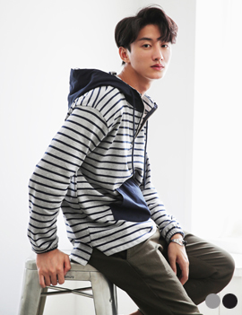 StripedHoodedAnorack