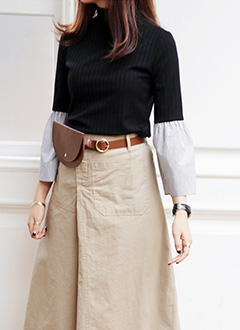 StripedWideSleeveTee