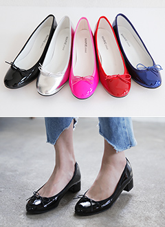 RoundToeRibbonMidiHeels