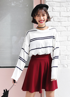 StripedLooseFitSweater