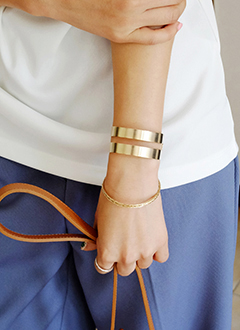 TwoTypeLayeredBangle